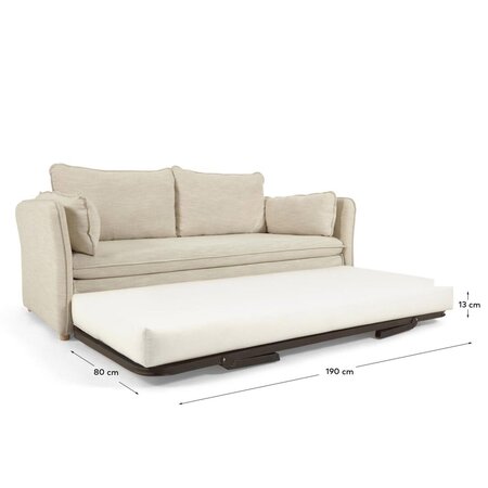 Kave Home TANIT - Schlafsofa - Weiß