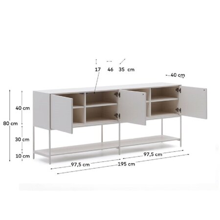 Kave Home VEDRANA - Sideboard