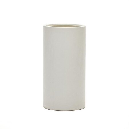 Kave Home AIGUABLAVA Blumentopf-Weiß-Ø 42cm
