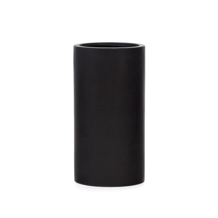 Kave Home AIGUABLAVA Blumentopf-Schwarz-Ø 42cm