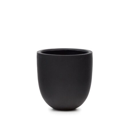 Kave Home AIGUABLAVA Blumenübertopf Ø 56 cm-Schwarz