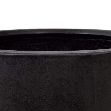 Kave Home AIGUABLAVA Blumentopf Ø 75cm-Schwarz