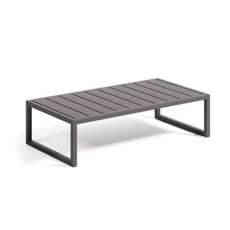 Kave Home COMOVA Outdoor Couchtisch 60 x 114m-Schwarz