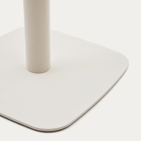 Kave Home DINA Outdoor Stehtisch 60 x 60cm-Weiß-Weiß