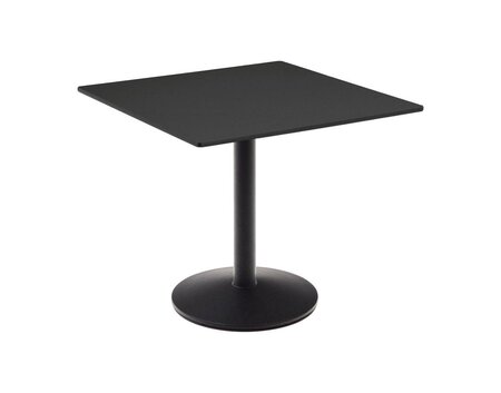 Kave Home ESILDA Gartentisch 90 x 90cm-Schwarz - Schwarz