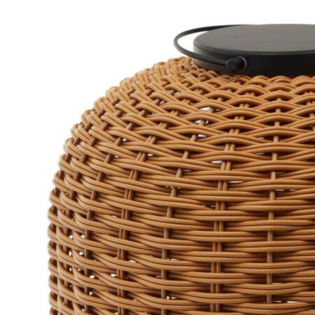 Kave Home SARANELLA Outdoor Tischleuchte-Braun