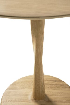 Ethnicraft Oak Round Torsion Dining Table - Natural Oak