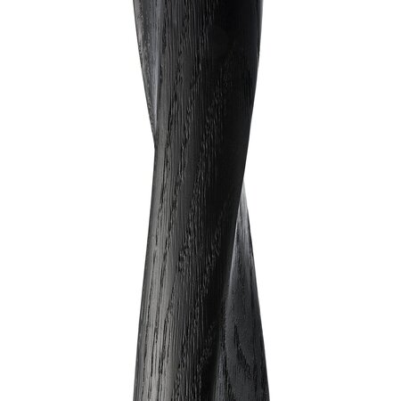 Ethnicraft Oak Round Torsion Dining Table - Black