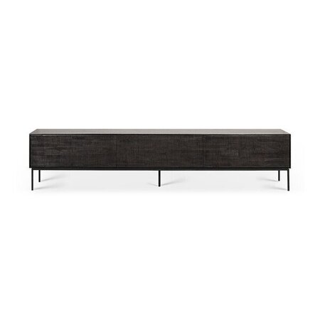 Ethnicraft Teak Grooves TV cupboard - 242 cm