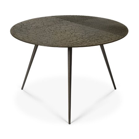 Ethnicraft Luna Coffee Table - Whisky W:65 cm- D:65 cm- H:41 cm