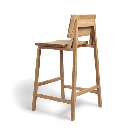 Ethnicraft Oak N3 Kitchen Counter Stool