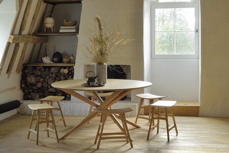 Ethnicraft Oak Mikado Dining Table - Tisch rund ⌀150cm - Oak
