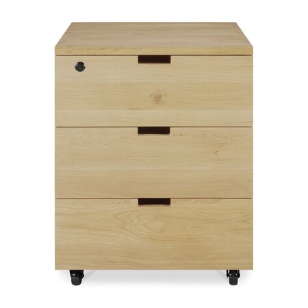 Ethnicraft Eiche Office box Billy - Rollcontainer - Eiche