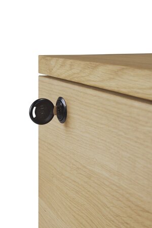 Ethnicraft Eiche Office box Billy - Rollcontainer - Eiche