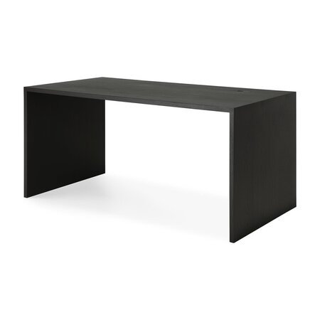 Ethnicraft Eiche Schwarz U - Schreibtisch