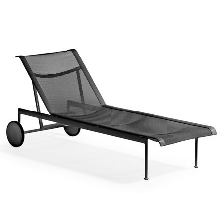 Knoll 1966 Adjustable Chaise - Onyx with Onyx Mesh & Strap