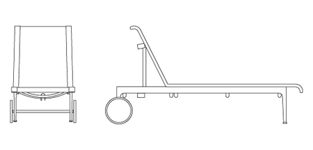 Knoll 1966 Adjustable Chaise