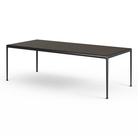 Knoll 1966 Dining Table - Rectangle, 90" x 38" - Porcelain, Dark Bronze