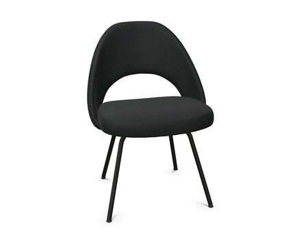 Knoll Saarinen Conference Stuhl - Stuhlbeine schwarz lackiert - Tonus Black