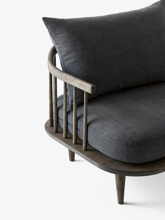 AndTradition FLY Chair SC1 Sessel  - Smoked oiled oak w. Hot Madison 093
