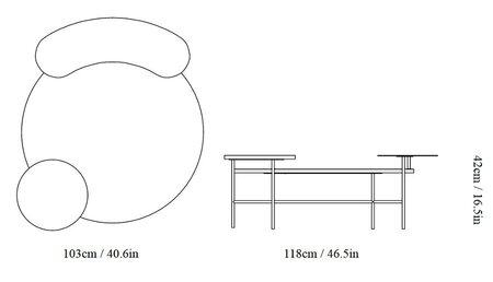 Andtradition Palette JH25 Table