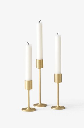 &Tradition Collect Candleholder Brass 4er Set - Kerzenständer