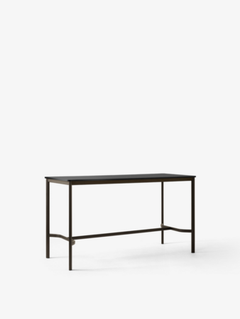 &Tradition Drip Bartisch HW64 - Hochtisch -  Bronziert-Schwarzes Nano-Laminat
