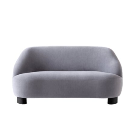 &Tradition Margas LC3 Black lacquered oak Gentle 133 Sofa