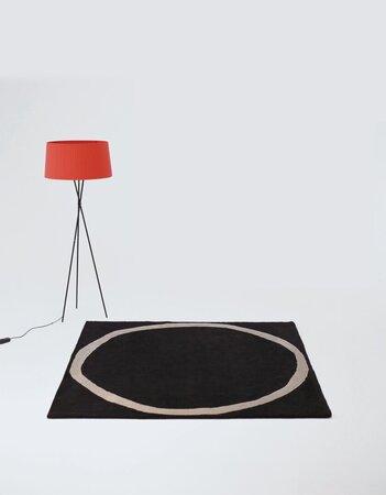 Nanimarquina Aros round + square:  200 x 200 square circle beige