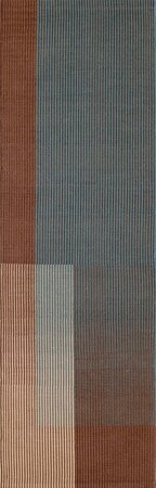 Nanimarquina Haze Runner L - Wollteppich-Blau/Braun-Haze 5