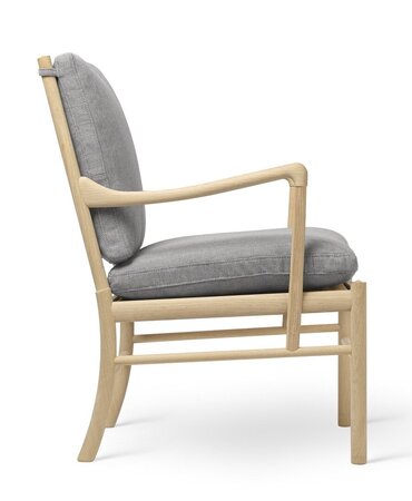 Carl Hansen & Søn OW149 Colonial Chair - Sessel mit Textilbezug - Re-Wool 0158