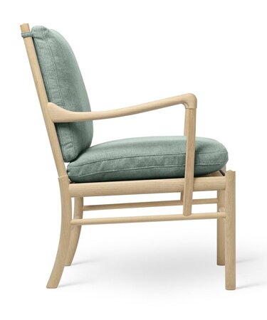 Carl Hansen & Søn OW149 Colonial Chair - Sessel mit Textilbezug - Re-Wool 0858