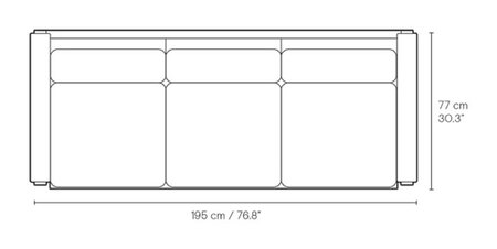 Carl Hansen & Søn CH163 Sofa