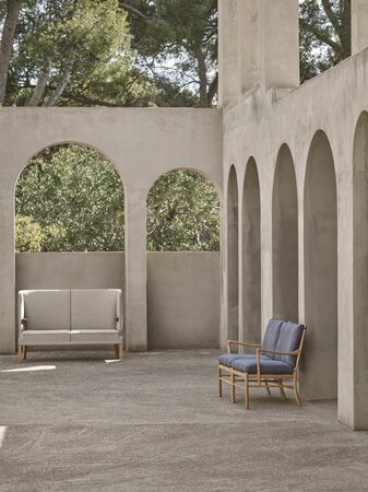 Carl Hansen & Søn OW149-2 Colonial Sofa - 2 Sitzer mit Textilbezug