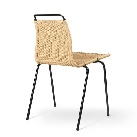 Carl Hansen & Søn PK1 Chair - Stuhl - Edelstahl pulverbeschichtet schwarz (RAL 9005)