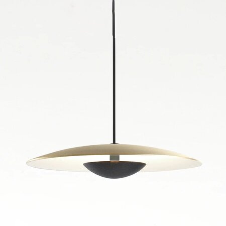 Marset Ginger 42 Pendelleuchte -brushedbrass-white