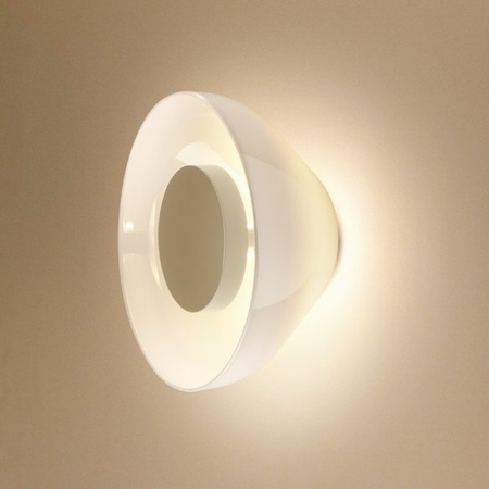 Marset Aura LED Wandleuchte - opal