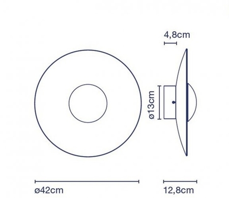 Marset Ginger 42 C LED-Wandleuchte