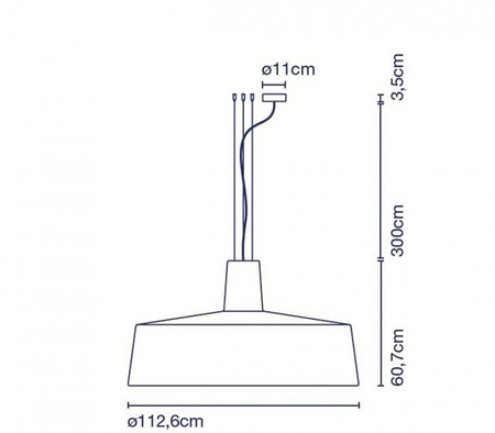 Marset Soho 112 LED-Pendelleuchte Ø 112,6 cm
