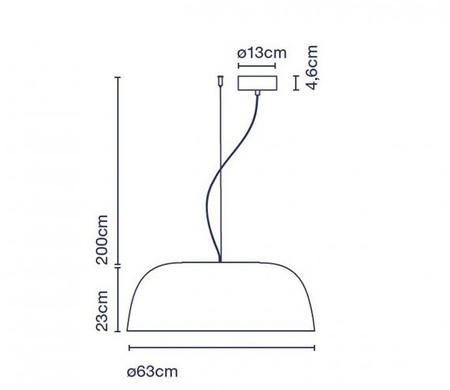 Marset Djembé 65.23 LED-Pendelleuchte Ø 63 cm 