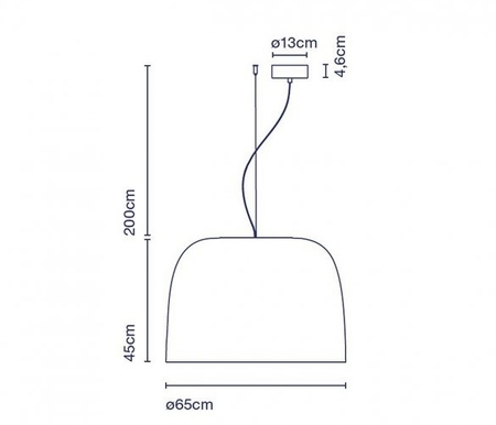 Marset Djembé 65.45 LED-Pendelleuchte Ø 65 cm