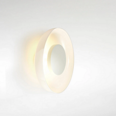 Marset Aura Plus On/Off Wandleuchte - Opal