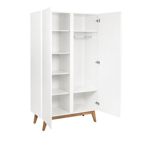 Quax Trendy Wardrobe 2 Doors - White