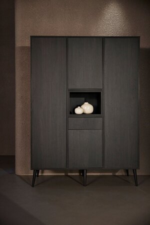 Quax Cocoon Wardrobe Xl - Eboni - Schrank