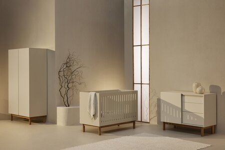 Quax Mood - Cot/Bench 140 * 70 Cm - Clay - Babybett