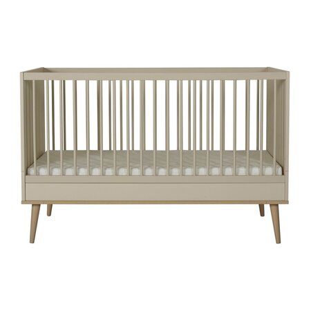 Quax, Quax Flow Bed 140*70 Cm - Clay Babybett