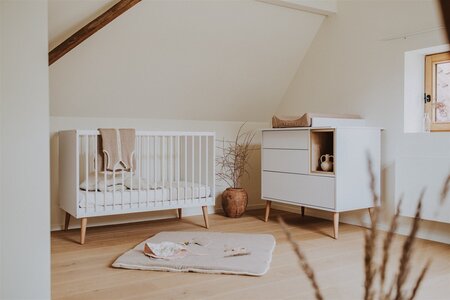 Quax Cocoon Bed 140*70 Cm - Ice White Bett