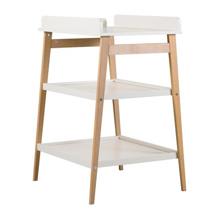 Quax Changing Table - Hip - Clay/Natural Wickeltisch