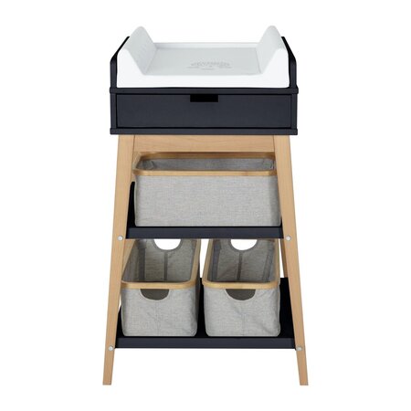 Quax Changing Table - Hip + Drawer - Moons./Nature Wickeltisch