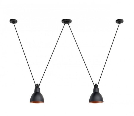 DCW Les Acrobates De Gras N°324 - Round - Black & Copper Inside